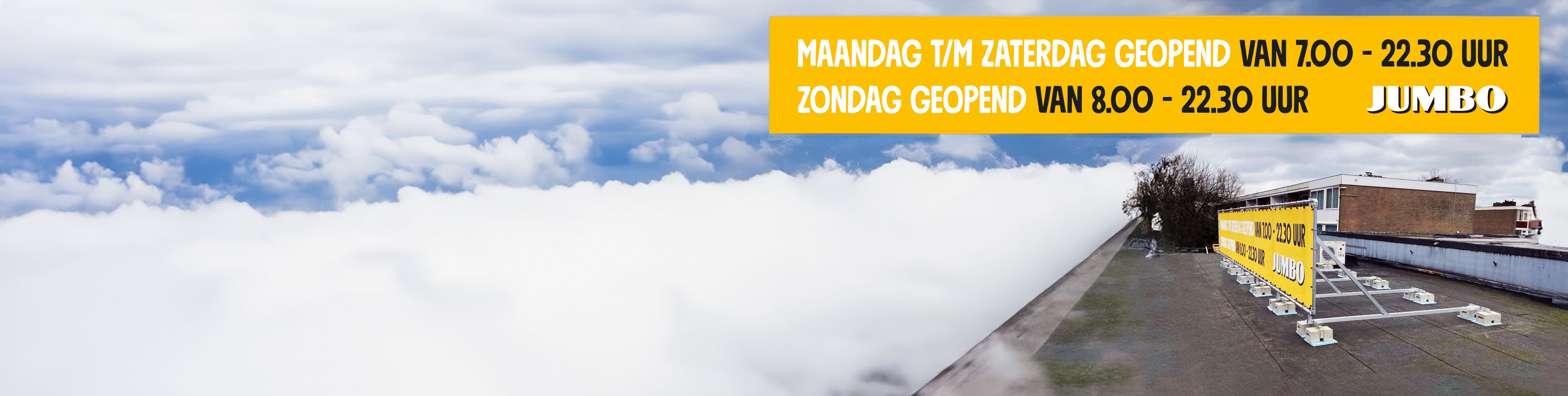 Jumbo reclame XXL Banner + print 10 meter Buitenveldert - Studio Beed Reclame