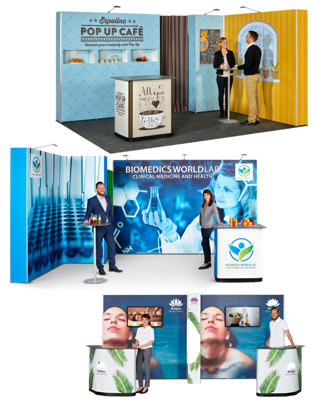 Beurswanden Stands Design ontwerp branding pop-upwanden Groortformaat XXL printen - Studio Beed reclame