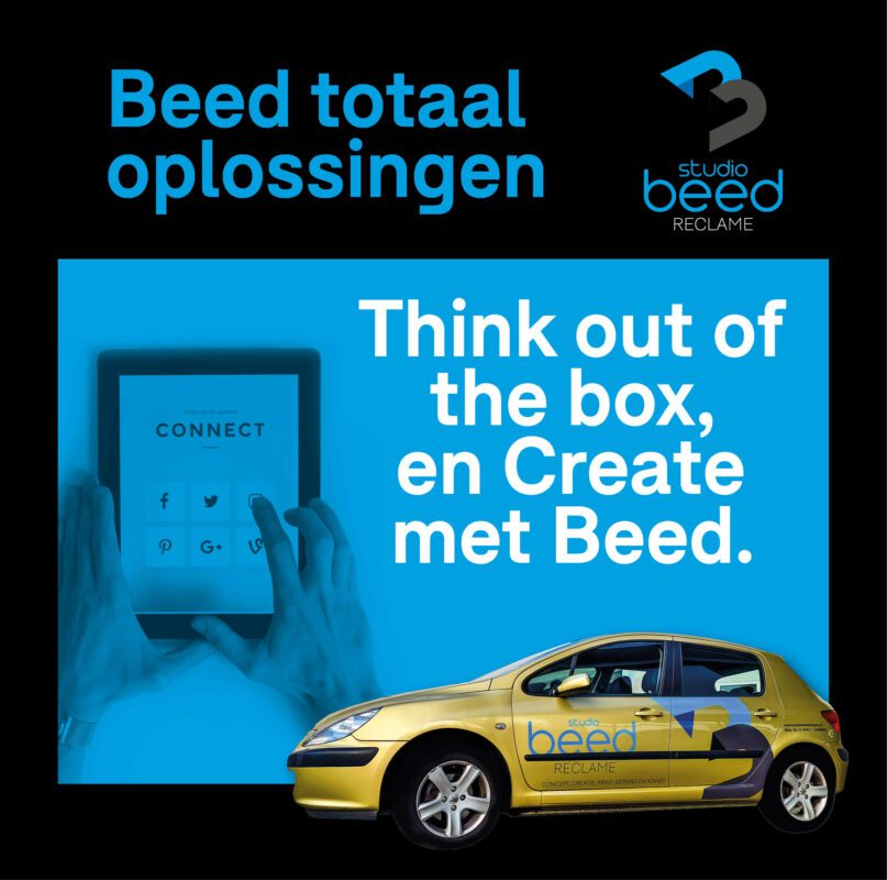 Studio Beed Reclame verzorgt al uw XXL-printwerk. Wij maken alles op groot formaat. Banners, doeken, wanden behang, gevelbelettering. Freesletters, licht reclame, LED reclame, logo's en autobelettering.